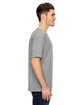 Bayside Unisex Union-Made T-Shirt dark ash ModelSide