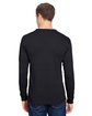 Bayside Unisex Union-Made Long-Sleeve Pocket Crew T-Shirt  ModelBack