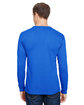 Bayside Unisex Union-Made Long-Sleeve Pocket Crew T-Shirt royal blue ModelBack