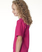 Bayside Youth T-Shirt bright pink ModelSide