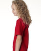 Bayside Youth T-Shirt red ModelSide