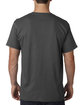Bayside Adult Ring-Spun Jersey T-Shirt charcoal ModelBack