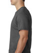 Bayside Adult Ring-Spun Jersey T-Shirt charcoal ModelSide