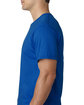 Bayside Adult Ring-Spun Jersey T-Shirt royal blue ModelSide