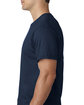 Bayside Adult Ring-Spun Jersey T-Shirt dark navy ModelSide