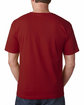 Bayside Adult 5.4 oz., 100% Cotton T-Shirt CARDINAL ModelBack