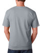 Bayside Adult 5.4 oz., 100% Cotton T-Shirt DARK ASH ModelBack