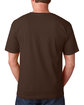 Bayside Adult 5.4 oz., 100% Cotton T-Shirt CHOCOLATE ModelBack