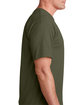 Bayside Adult 5.4 oz., 100% Cotton T-Shirt OLIVE ModelSide