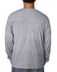 Bayside Adult Long-Sleeve T-Shirt dark ash ModelBack