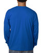 Bayside Adult Long-Sleeve T-Shirt royal ModelBack