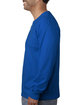Bayside Adult Long-Sleeve T-Shirt royal ModelSide