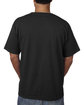 Bayside Adult Short-Sleeve T-Shirt with Pocket black ModelBack