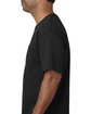 Bayside Adult Short-Sleeve T-Shirt with Pocket black ModelSide