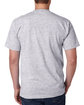 Bayside Unisex Heavyweight T-Shirt  ash ModelBack