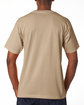 Bayside Unisex Heavyweight T-Shirt  sand ModelBack