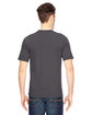 Bayside Unisex Heavyweight T-Shirt  charcoal ModelBack