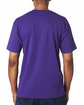 Bayside Unisex Heavyweight T-Shirt  PURPLE ModelBack