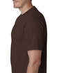 Bayside Unisex Heavyweight T-Shirt  chocolate ModelSide