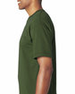 Bayside Unisex Heavyweight T-Shirt  forest green ModelSide