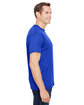 Bayside Unisex 4.5 oz., Polyester Performance T-Shirt royal blue ModelSide