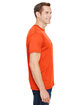 Bayside Unisex 4.5 oz., Polyester Performance T-Shirt bright orange ModelSide