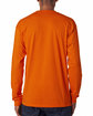 Bayside Adult 6.1 oz., 100% Cotton Long Sleeve T-Shirt bright orange ModelBack