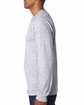 Bayside Adult Long Sleeve T-Shirt ash ModelSide