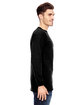 Bayside Adult Long Sleeve T-Shirt black ModelSide