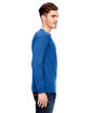 Bayside Adult 6.1 oz., 100% Cotton Long Sleeve T-Shirt ROYAL ModelSide