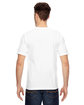 Bayside Adult 6.1 oz., 100% Cotton Pocket T-Shirt white ModelBack