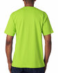 Bayside Adult 6.1 oz., 100% Cotton Pocket T-Shirt LIME GREEN ModelBack