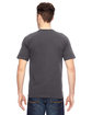 Bayside Adult 6.1 oz., 100% Cotton Pocket T-Shirt charcoal ModelBack