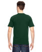 Bayside Adult 6.1 oz., 100% Cotton Pocket T-Shirt forest green ModelBack