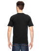 Bayside Adult 6.1 oz., 100% Cotton Pocket T-Shirt black ModelBack