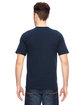 Bayside Adult Pocket T-Shirt navy ModelBack