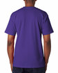 Bayside Adult Pocket T-Shirt purple ModelBack