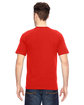 Bayside Adult Pocket T-Shirt bright orange ModelBack