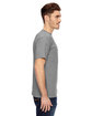 Bayside Adult 6.1 oz., 100% Cotton Pocket T-Shirt DARK ASH ModelSide