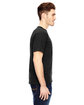 Bayside Adult 6.1 oz., 100% Cotton Pocket T-Shirt BLACK ModelSide