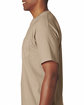 Bayside Adult Pocket T-Shirt sand ModelSide