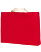 Bayside Cotton Canvas Medium Gusset Tote red ModelBack
