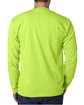 Bayside Adult 6.1 oz., 100% Cotton Long Sleeve Pocket T-Shirt  ModelBack