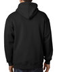Bayside Adult Full-Zip Hooded Sweatshirt black ModelBack