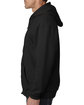 Bayside Adult Full-Zip Hooded Sweatshirt black ModelSide