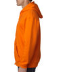 Bayside Adult Full-Zip Hooded Sweatshirt bright orange ModelSide