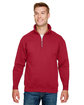 Bayside Unisex Quarter-Zip Pullover Sweatshirt  