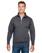 Bayside Unisex Quarter-Zip Pullover Sweatshirt  