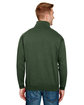 Bayside Unisex Quarter-Zip Pullover Sweatshirt hunter green ModelBack