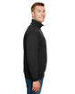 Bayside Unisex Quarter-Zip Pullover Sweatshirt black ModelSide
